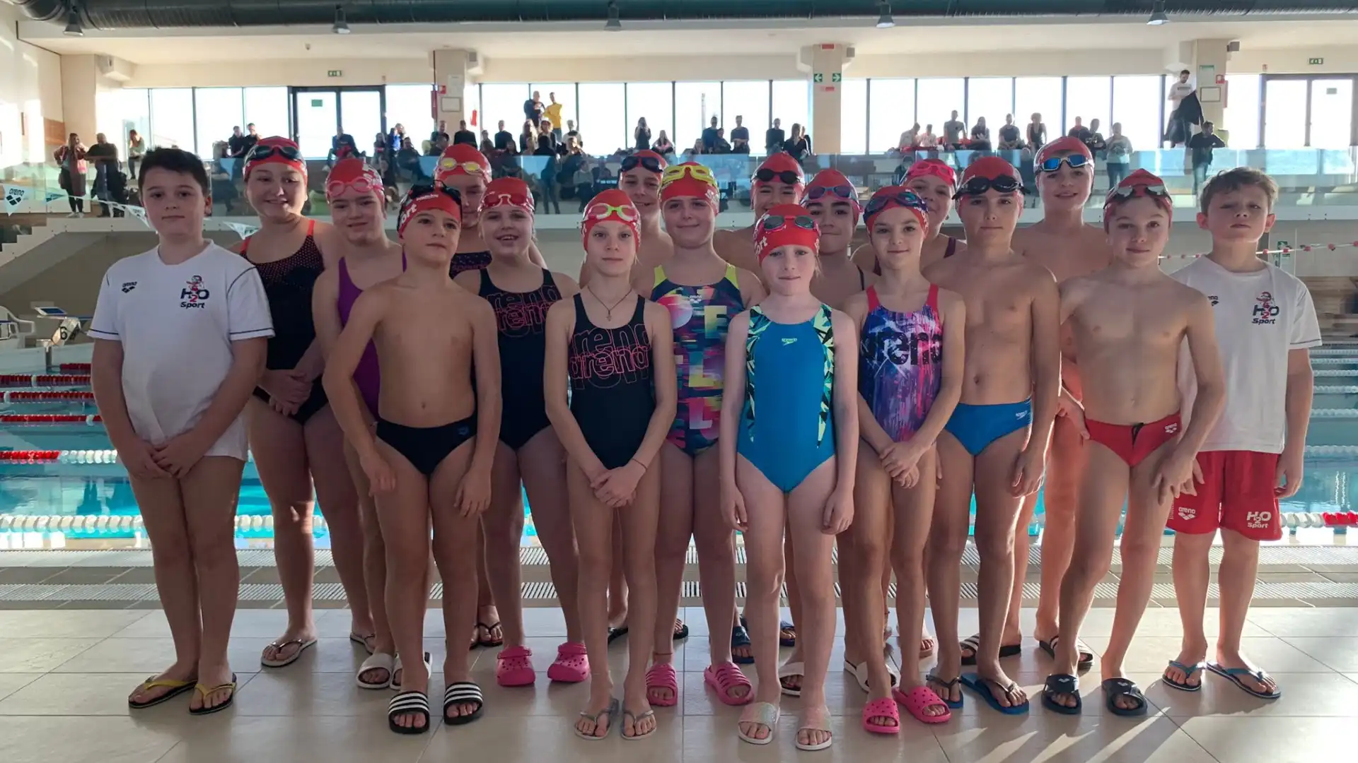 Nuoto: crescita e grandi risultati per l'H2O Sport in occasione della seconda tappa della Molise Winter Tour